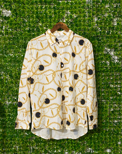 Gold Chains Button Up