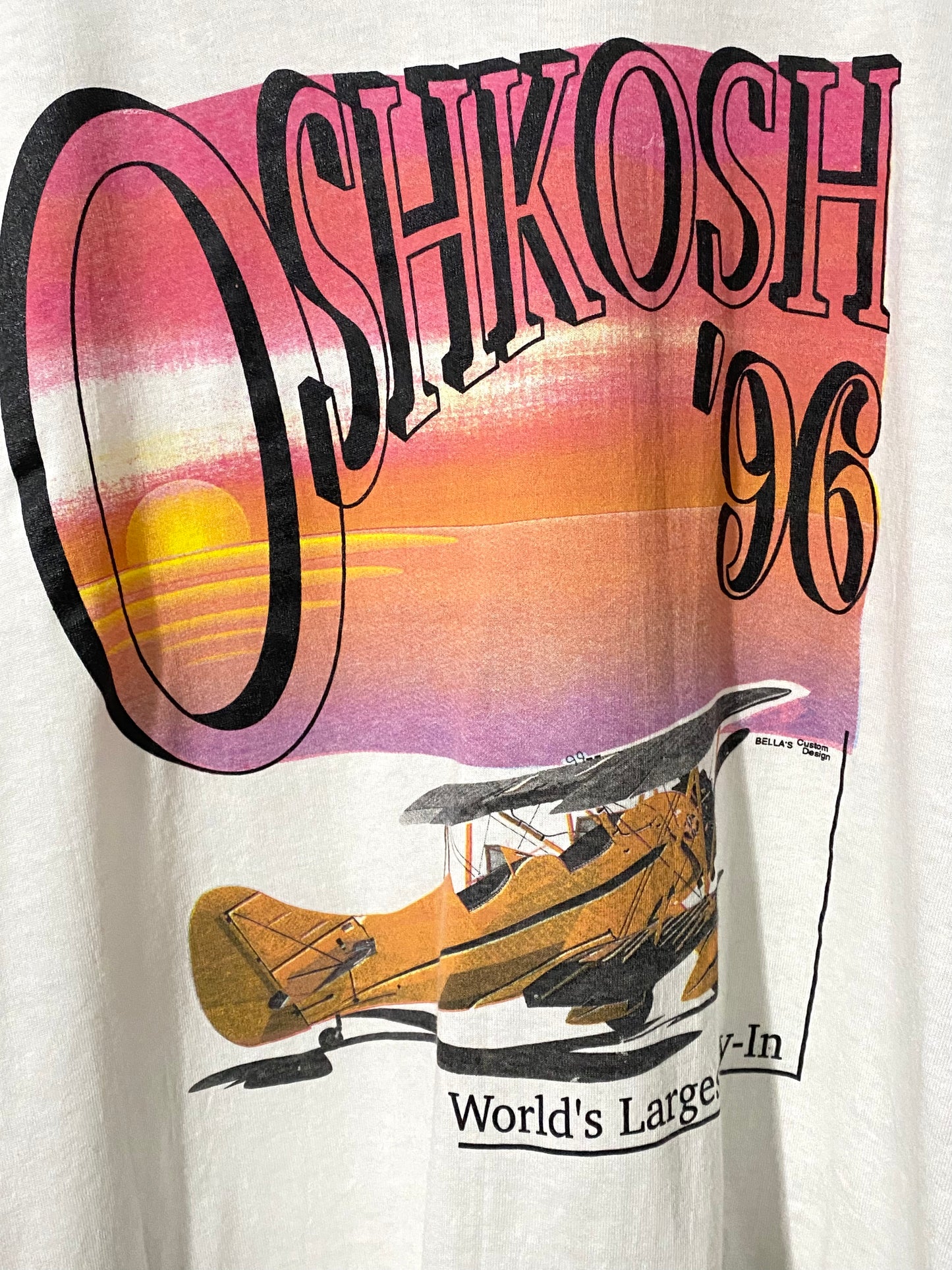 OshKosh Aviation Sunset WHT 96' Single Stitch