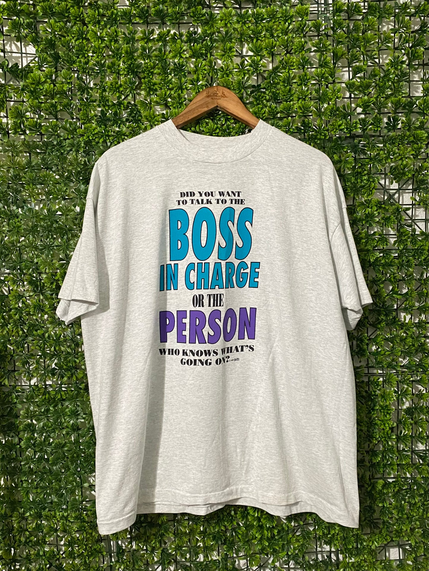Talk to the Boss or Person In Charge