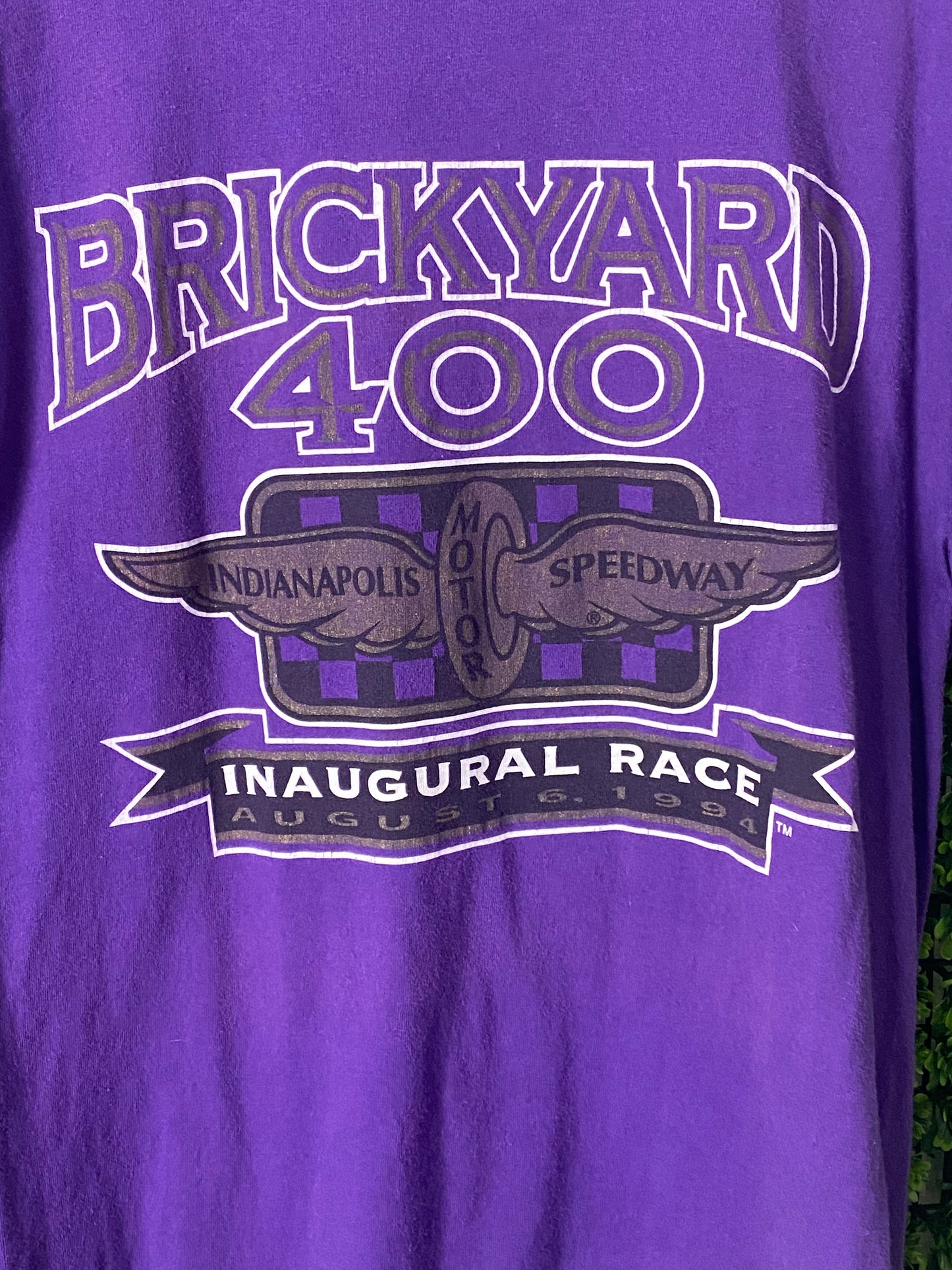 Single Stitch Brickyard 400 1994 Indianapolis Motor Speedway T